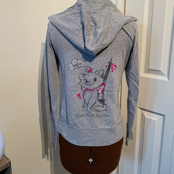 Marie (Disney) lightweight zip up hoodie - Picture 2 of 4